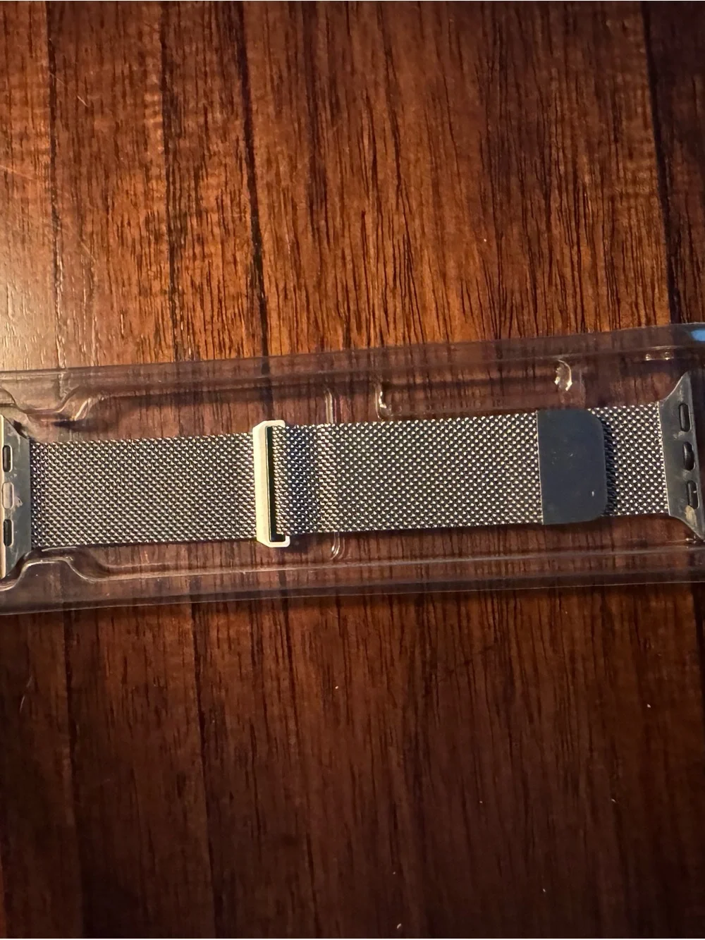 Magnetic Stainless Steel Mesh Band for Apple Watch - Silver